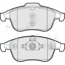 PAD1898 APEC Комплект тормозных колодок, дисковый тормоз