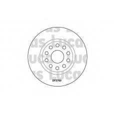 DF2760 TRW Тормозной диск