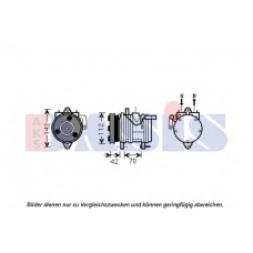 851959N AKS DASIS Компрессор, кондиционер