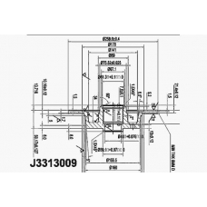 J3313009 NIPPARTS Тормозной диск