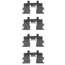 BFK728 QUINTON HAZELL Комплектующие, колодки дискового тормоза