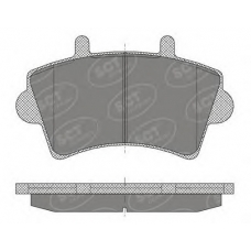 SP 419 PR SCT Комплект тормозных колодок, дисковый тормоз