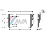 VO5094 AVA Конденсатор, кондиционер
