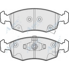 PAD1871 APEC Комплект тормозных колодок, дисковый тормоз