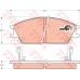 GDB893 TRW Комплект тормозных колодок, дисковый тормоз