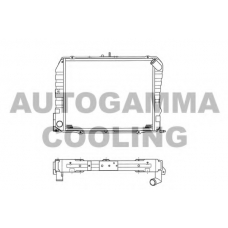 101275 AUTOGAMMA Радиатор, охлаждение двигателя