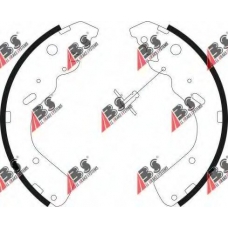 9086 ABS Комплект тормозных колодок