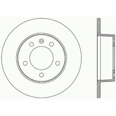 BDA2001.10 OPEN PARTS Тормозной диск