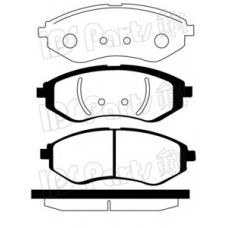 IBD-1W07 IPS Parts Комплект тормозных колодок, дисковый тормоз