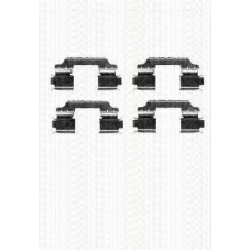 8105 231598 TRISCAN Комплектующие, колодки дискового тормоза