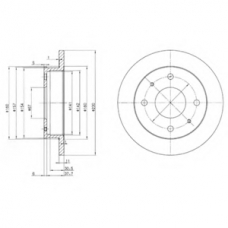 BG3337 DELPHI Тормозной диск
