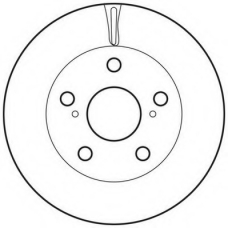 562724JC JURID Тормозной диск