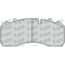05P1168 LPR Комплект тормозных колодок, дисковый тормоз
