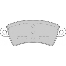 DBP341370 DURON Комплект тормозных колодок, дисковый тормоз