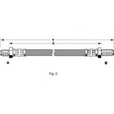 PHC104 TRW Тормозной шланг
