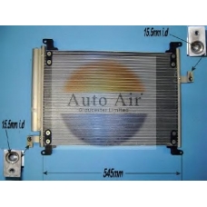 16-1329 AUTO AIR GLOUCESTER Конденсатор, кондиционер