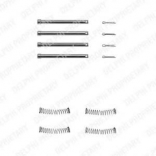 LX0233 DELPHI Комплектующие, колодки дискового тормоза
