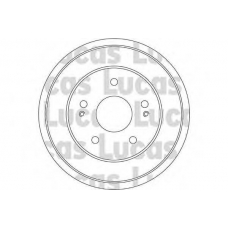 DB4223 TRW Тормозной барабан