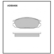 ADB0406 Allied Nippon Тормозные колодки
