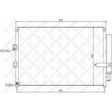 10-45172-SX STELLOX Конденсатор, кондиционер