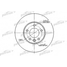 PBD4308 PATRON Тормозной диск