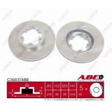 C3G037ABE ABE Тормозной диск