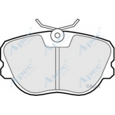 PAD570 APEC Комплект тормозных колодок, дисковый тормоз