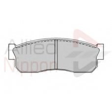 ADB0207 COMLINE Комплект тормозных колодок, дисковый тормоз