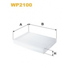 WP2100 WIX Фильтр, воздух во внутренном пространстве