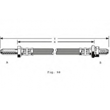 PHC229 TRW Тормозной шланг