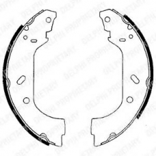 LS1715 DELPHI Комплект тормозных колодок