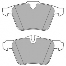 LP2766 DELPHI Комплект тормозных колодок, дисковый тормоз