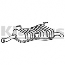 220532 KLARIUS Глушитель выхлопных газов конечный