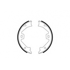 VBS682 MOTAQUIP Комплект тормозных колодок, стояночная тормозная с