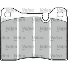551435 VALEO Комплект тормозных колодок, дисковый тормоз