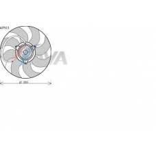 AI7513 AVA Вентилятор, охлаждение двигателя