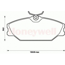 573008S STOP Комплект тормозных колодок, дисковый тормоз