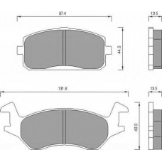 AC499281D AC Delco Комплект тормозных колодок, дисковый тормоз