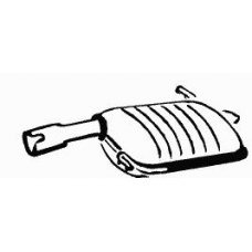 15509 WALKER Глушитель выхлопных газов конечный