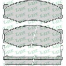 05P092 LPR Комплект тормозных колодок, дисковый тормоз