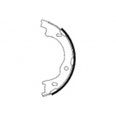 8DA 355 050-811 HELLA Комплект тормозных колодок, стояночная тормозная с