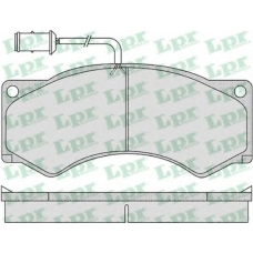 05P1143 LPR Комплект тормозных колодок, дисковый тормоз