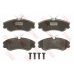 GDB1295 TRW Комплект тормозных колодок, дисковый тормоз