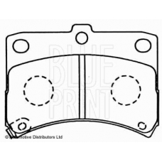 ADD64223 BLUE PRINT Комплект тормозных колодок, дисковый тормоз