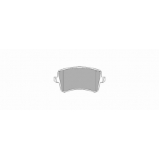 1005 SIMER Комплект тормозных колодок, дисковый тормоз