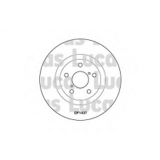 DF1437 TRW Тормозной диск