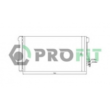 PR 3550C1 PROFIT Конденсатор, кондиционер