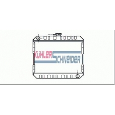 1614201 KUHLER SCHNEIDER Радиатор, охлаждение двигател