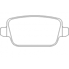 MDB2887 MINTEX Комплект тормозных колодок, дисковый тормоз