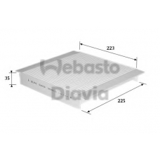 82D0325113A WEBASTO Фильтр, воздух во внутренном пространстве